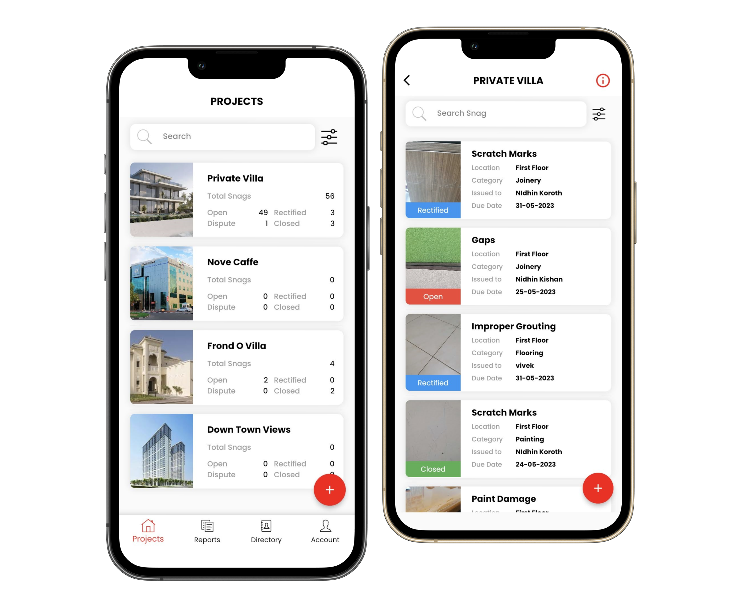 Snag Sight - Defect Management & Inspection App